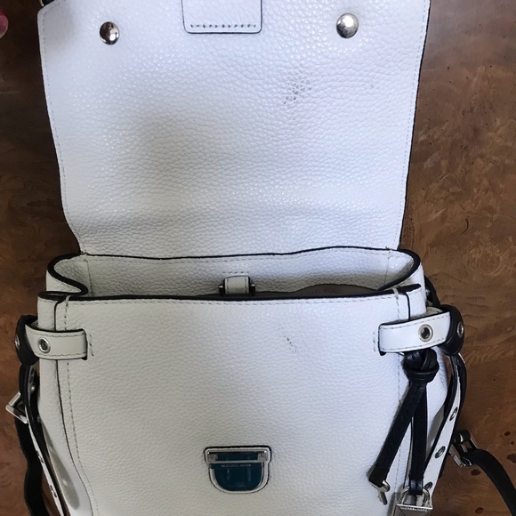 Michael Kors Flower black and white backpack